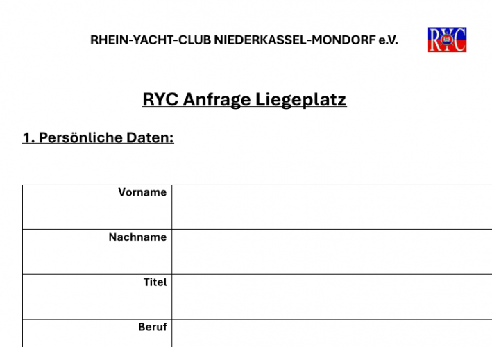 Screenshot Anfrage LP